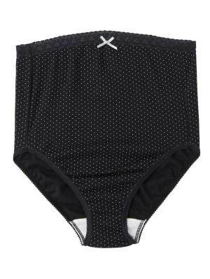 マタニティ ショーツ|3枚組マタニティショーツ|ボーダー２色、ドット１色