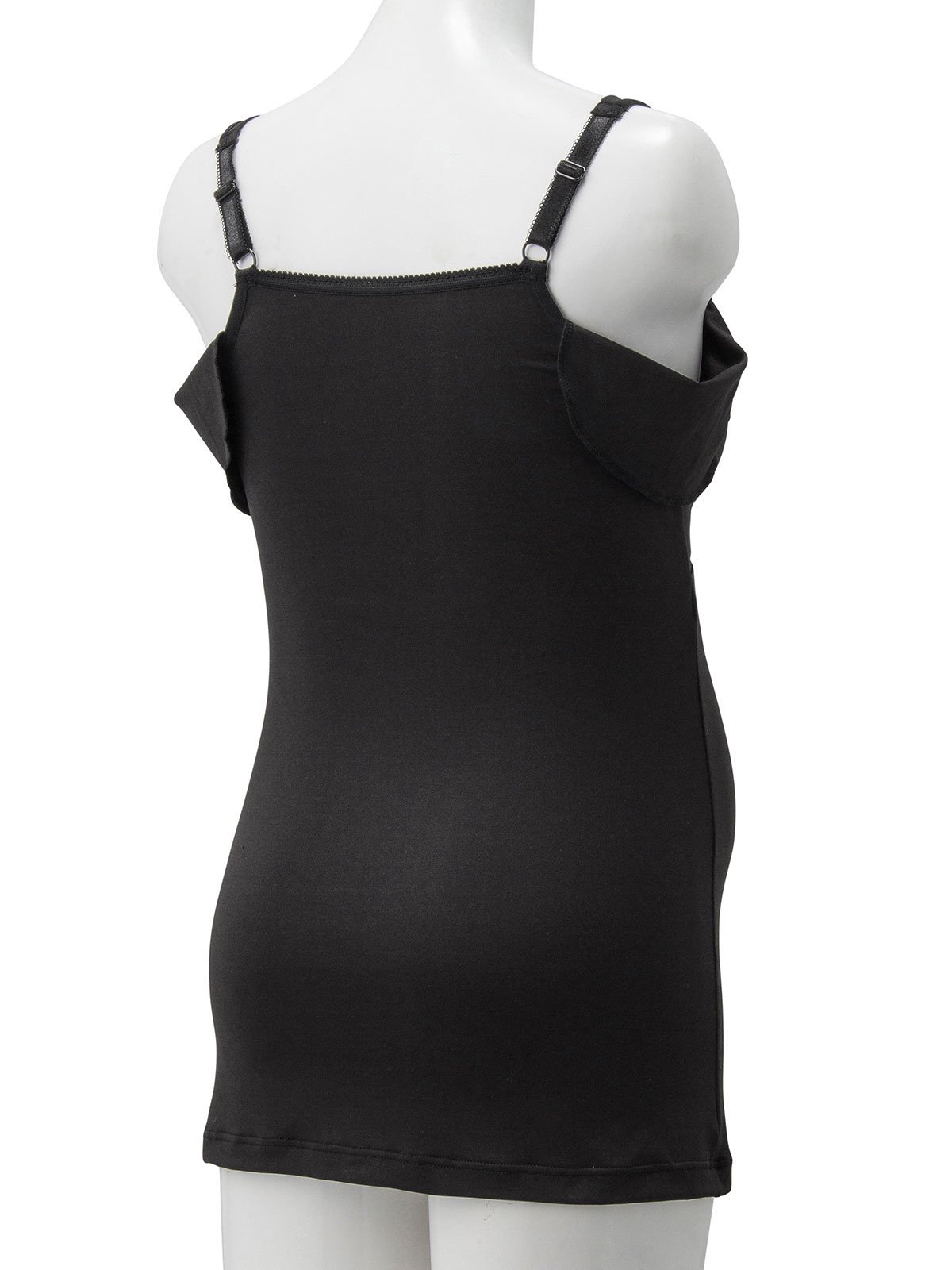 マタニティ 授乳 キャミソール|【授乳対応】吸汗速乾・接触冷感・UVカット素材　大判汗取りパッド付きキャミソール【出産後も長く使える】