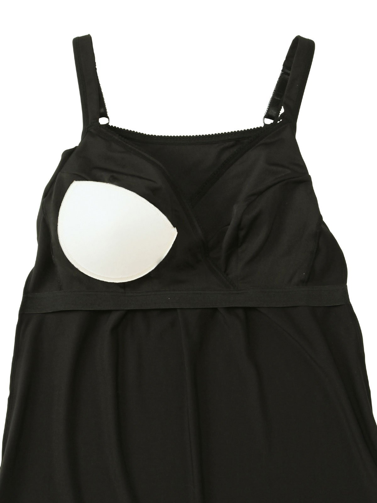 マタニティ 授乳 キャミソール|【授乳対応】吸汗速乾・接触冷感・UVカット素材　大判汗取りパッド付きキャミソール【出産後も長く使える】