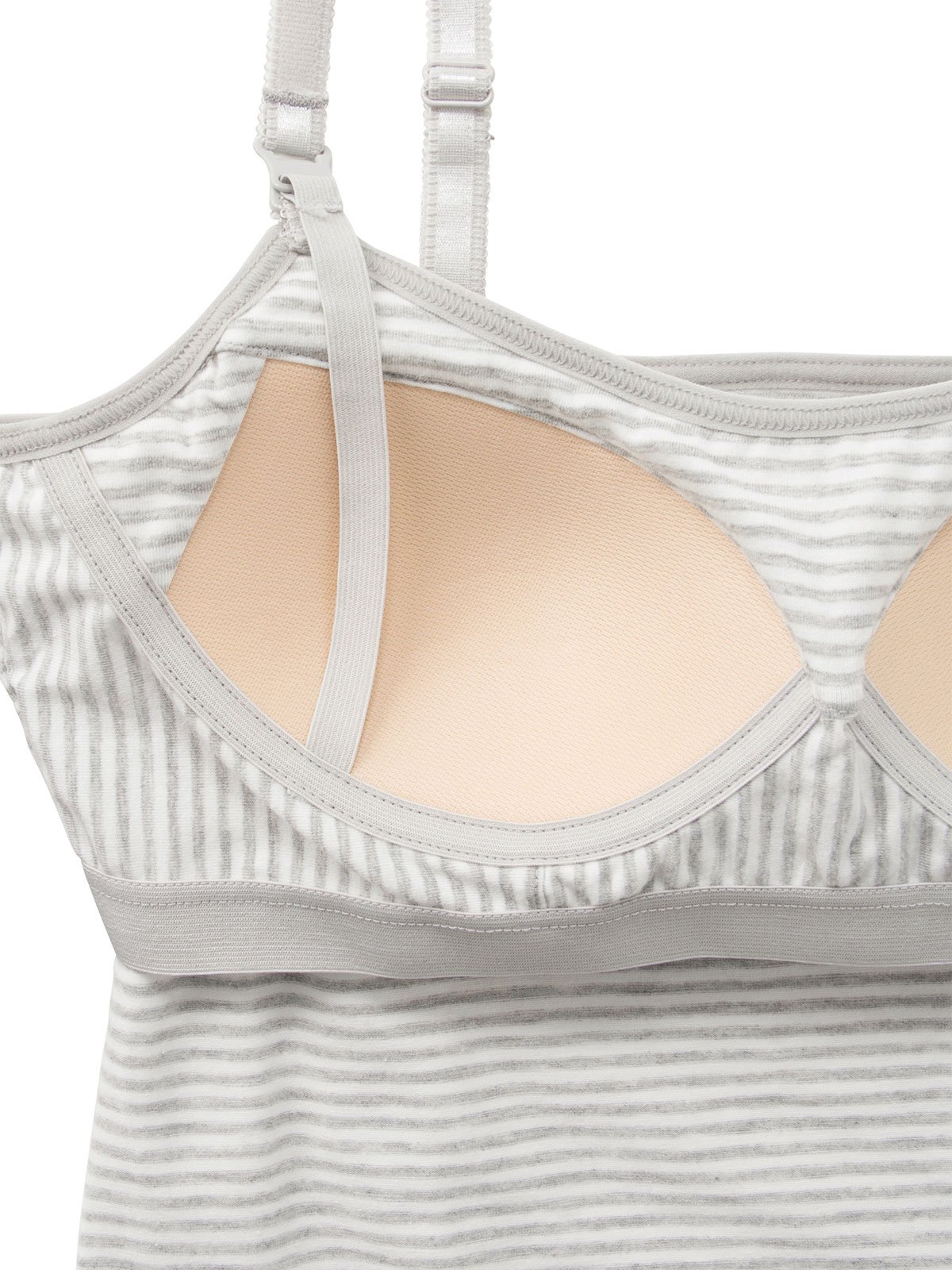 マタニティ 授乳 キャミソール|【授乳対応】モールドカップ内蔵ブラキャミ【出産後も長く使える】