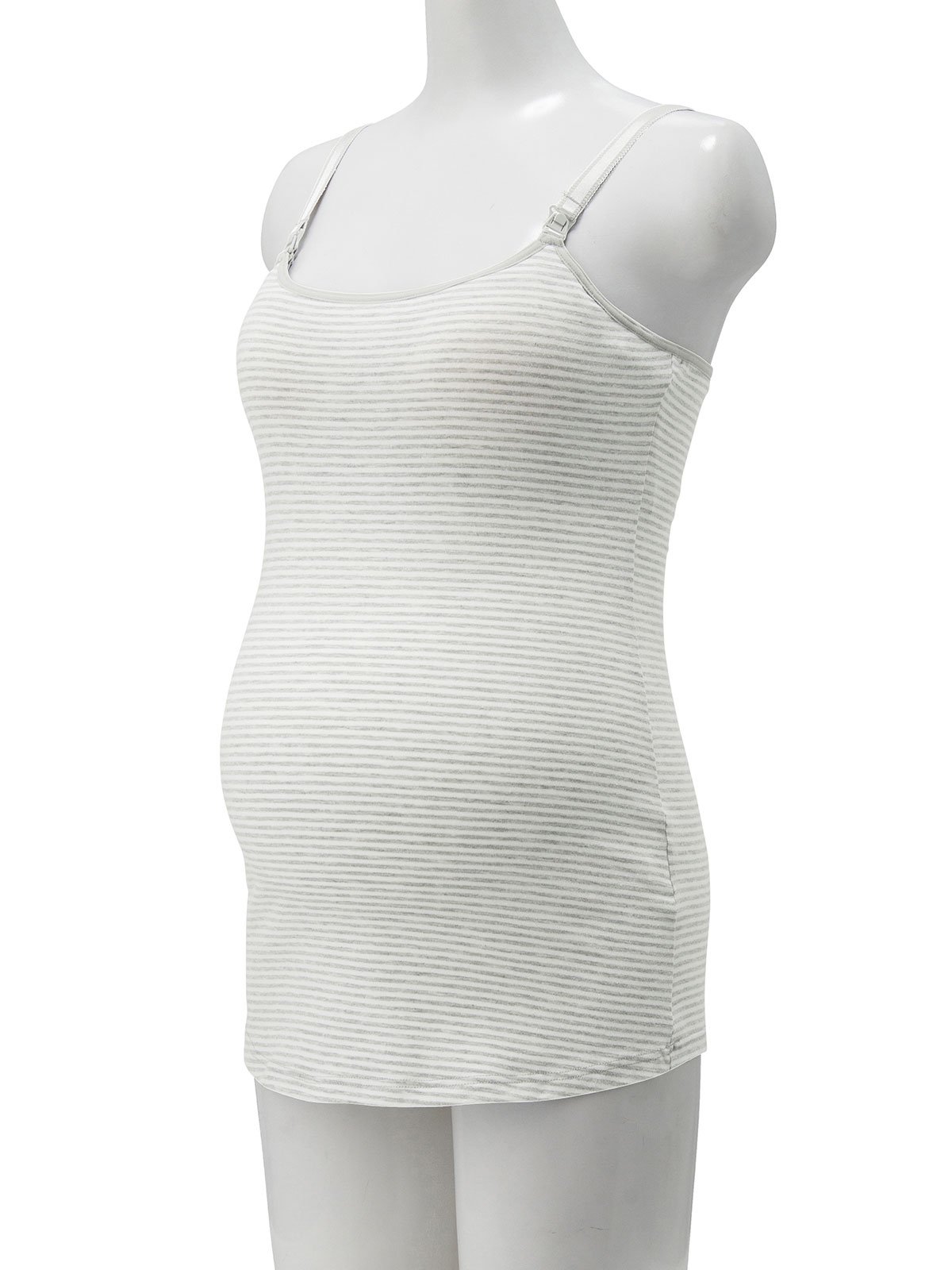 マタニティ 授乳 キャミソール|【授乳対応】モールドカップ内蔵ブラキャミ【出産後も長く使える】