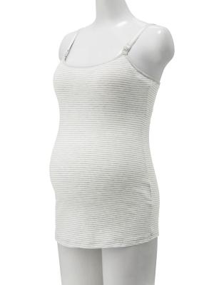 マタニティ 授乳 キャミソール|【授乳対応】モールドカップ内蔵ブラキャミ【出産後も長く使える】