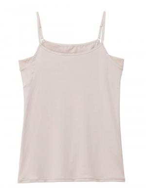 マタニティ 授乳 キャミソール|接触冷感・ＵＶカット【授乳対応】汗取りパッド付きキャミソール|グレージュ