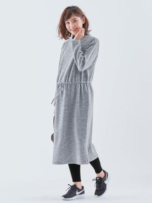 マタニティレッグウェア|犬印本舗 【160D】裏シャギー ウエストらくらくレギンス【出産後も長く使える】|ブラック