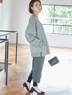 マタニティレッグウェア|犬印本舗 【160D】裏シャギー ウエストらくらくレギンス【出産後も長く使える】|ブラック