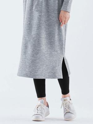 マタニティレッグウェア|犬印本舗 【160D】裏シャギー ウエストらくらくレギンス【出産後も長く使える】|ブラック