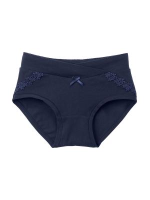 マタニティ ショーツ|エンジェリーベオリジナル 産前産後マタニティローライズショーツ【出産後も長く使える】|ダークネイビー