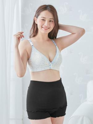 マタニティ ショーツ|マタニティ はらまきパンツ ストレッチ【出産後も長く使える】|ブラック