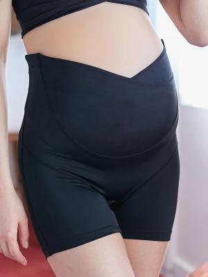 妊婦帯・腹帯・産前ガードル|犬印本舗 カシュクールらくばきパンツ妊婦帯|ブラック