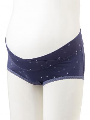 マタニティ ショーツ|【産前産後対応】星柄クロスショーツ【出産後も長く使える】