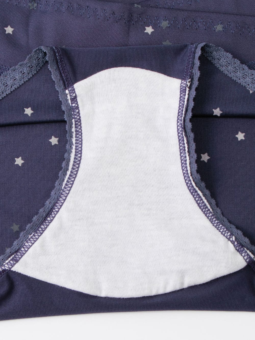 マタニティ ショーツ|【産前産後対応】星柄クロスショーツ【出産後も長く使える】