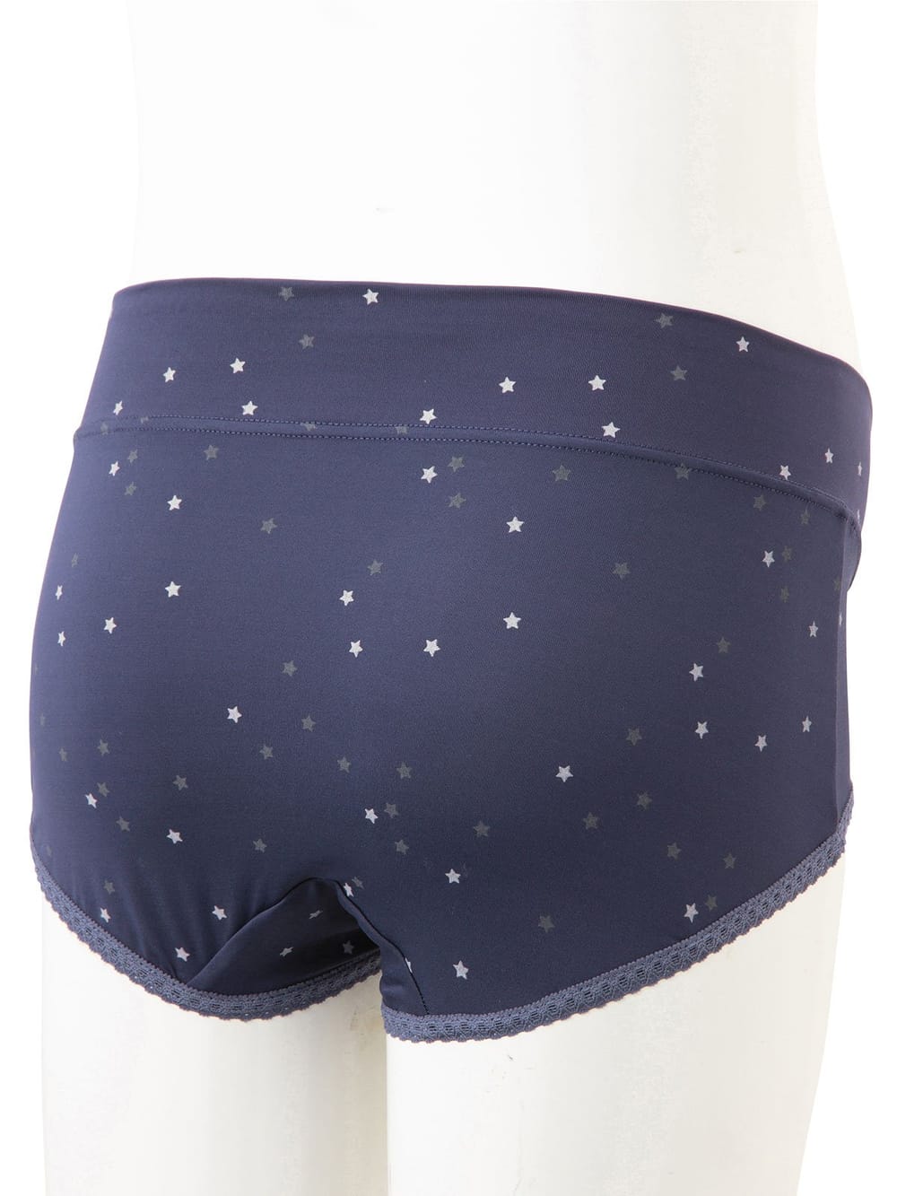 マタニティ ショーツ|【産前産後対応】星柄クロスショーツ【出産後も長く使える】