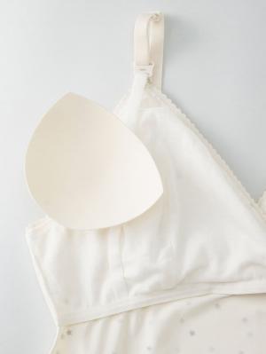 アウトレット|【授乳対応】マタニティ 星柄ブラキャミソール【出産後も長く使える】