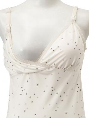 アウトレット|【授乳対応】マタニティ 星柄ブラキャミソール【出産後も長く使える】