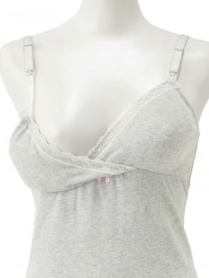 マタニティ 授乳 キャミソール|エンジェリーベオリジナル ママとつくったふんわり授乳ブラキャミ マタニティ【出産後も長く使える】