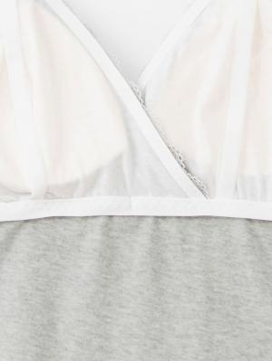 マタニティ 授乳 キャミソール|エンジェリーベオリジナル ママとつくったふんわり授乳ブラキャミ マタニティ【出産後も長く使える】