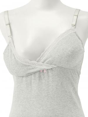 マタニティ 授乳 キャミソール|エンジェリーベオリジナル ママとつくったふんわり授乳ブラキャミ マタニティ【出産後も長く使える】