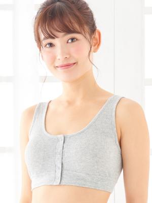 【出産後も長く使える】犬印本舗 綿100%の肌にやさしいハーフトップ マタニティ 授乳 兼用