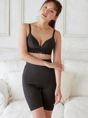 授乳ブラ・マタニティブラ(マタニティインナー・産後用品)|ワイヤー入り 快適ソフトモールドカップ L字ワイヤー 授乳  マタニティ ブラジャー【出産後も長く使える】|ブラック