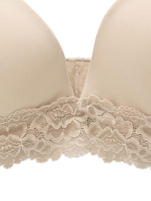 授乳ブラ・マタニティブラ(マタニティインナー・産後用品)|ワイヤー入り 快適ソフトモールドカップ L字ワイヤー 授乳  マタニティ ブラジャー【出産後も長く使える】|ベージュ