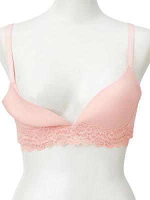 授乳ブラ・マタニティブラ(マタニティインナー・産後用品)|ワイヤー入り 快適ソフトモールドカップ L字ワイヤー 授乳  マタニティ ブラジャー【出産後も長く使える】|ピンク