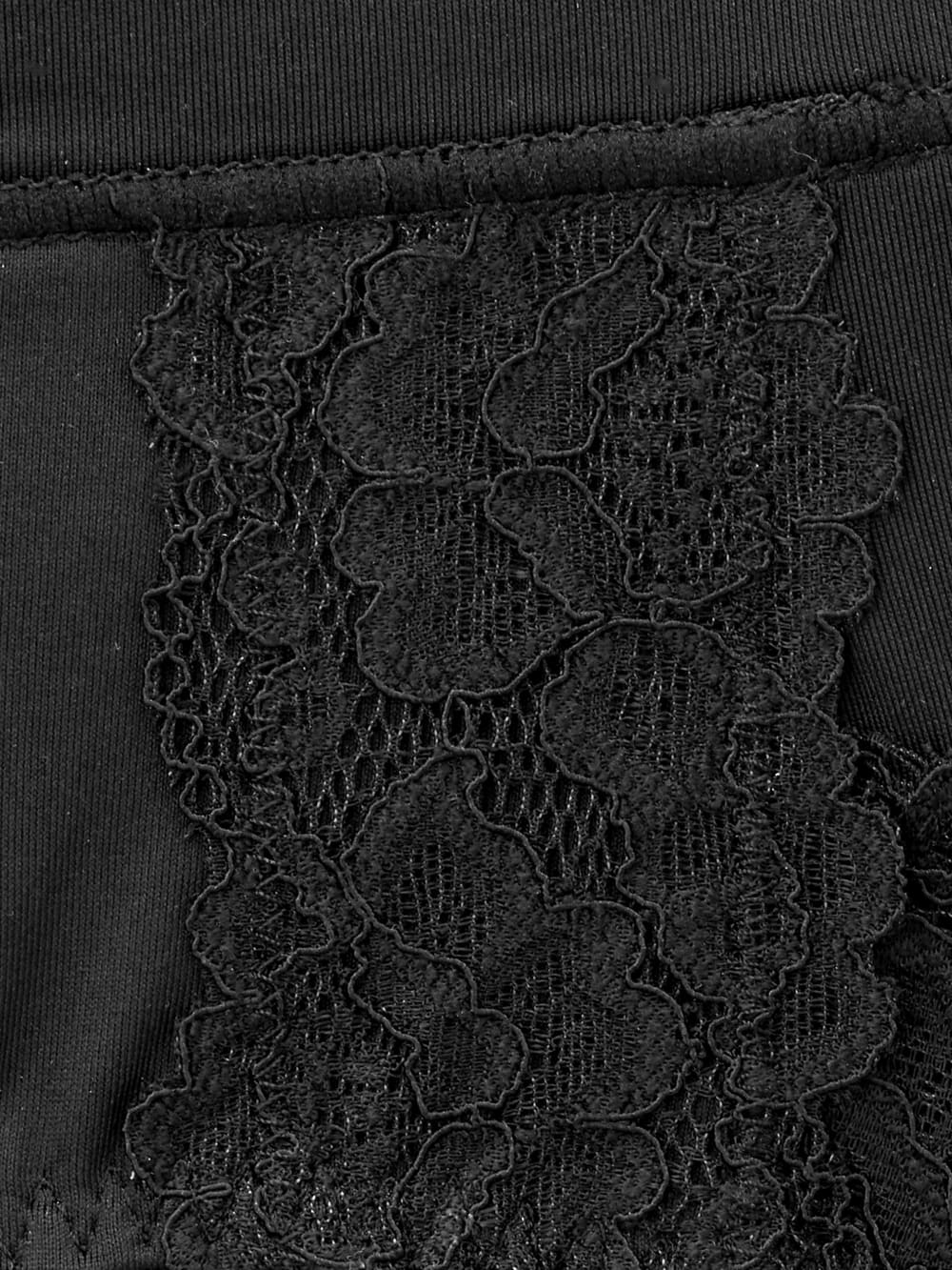 マタニティ ショーツ|産前産後長く使えるローライズマタニティショーツ【バックレースタイプ】【出産後も長く使える】|ブラック