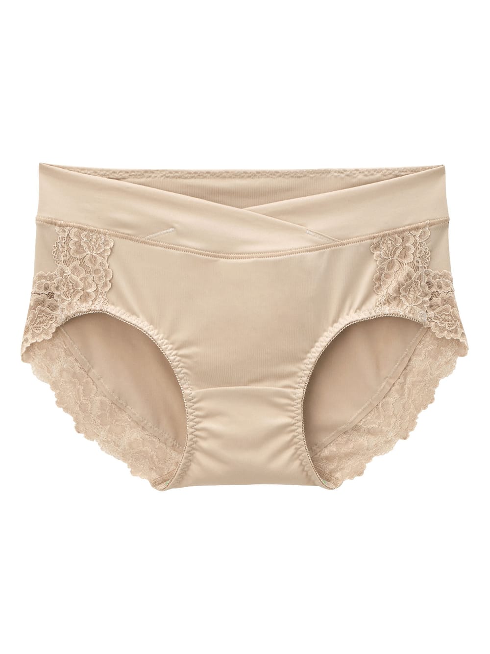 マタニティ ショーツ|産前産後長く使えるローライズマタニティショーツ【バックレースタイプ】【出産後も長く使える】|ベージュ