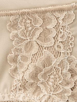 マタニティ ショーツ|産前産後長く使えるローライズマタニティショーツ【バックレースタイプ】【出産後も長く使える】|ベージュ