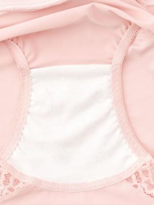 マタニティ ショーツ|産前産後長く使えるローライズマタニティショーツ【バックレースタイプ】【出産後も長く使える】|ピンク