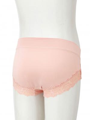 マタニティ ショーツ|産前産後長く使えるローライズマタニティショーツ【バックレースタイプ】【出産後も長く使える】|ピンク