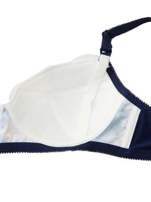 授乳ブラ・マタニティブラ(マタニティインナー・産後用品)|花柄シフォン マタニティブラ & ショーツセット ノンワイヤー | マタニティ・授乳ブラ