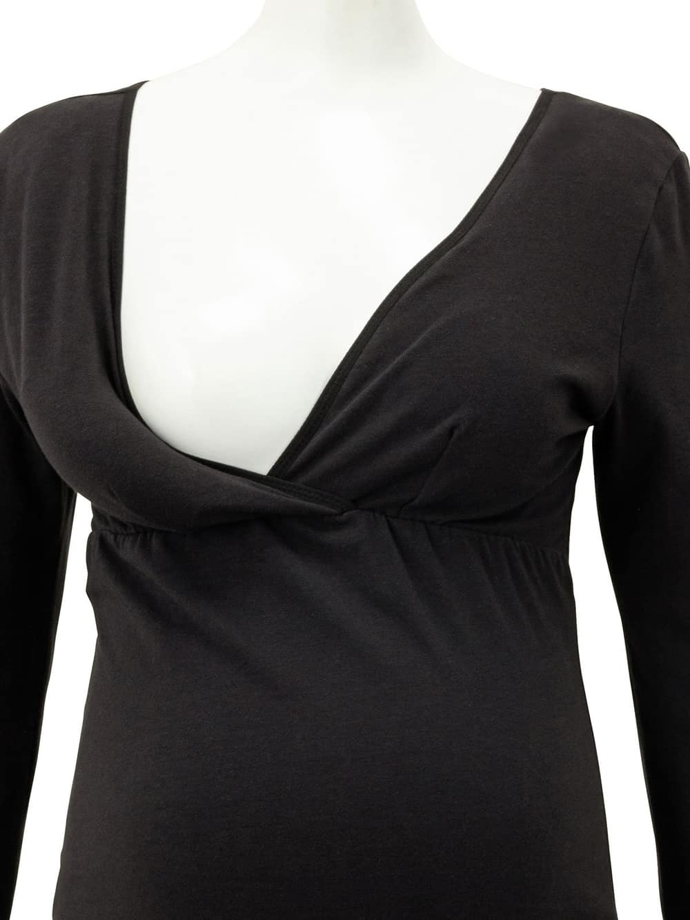 アウトレット|マタニティ 授乳 コットン100％あったか発熱 8分袖ブラインナー　綿100％【出産後も長く使える】