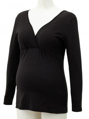 アウトレット|マタニティ 授乳 コットン100％あったか発熱 8分袖ブラインナー　綿100％【出産後も長く使える】