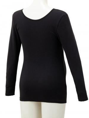 アウトレット|マタニティ 授乳 コットン100％あったか発熱 8分袖ブラインナー　綿100％【出産後も長く使える】