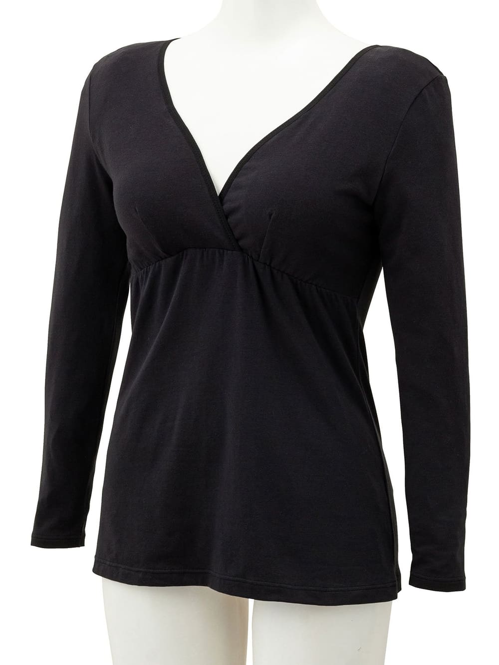 アウトレット|マタニティ 授乳 コットン100％あったか発熱 8分袖ブラインナー　綿100％【出産後も長く使える】