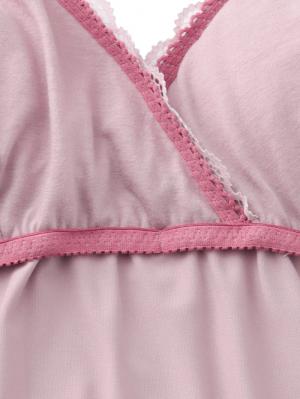 マタニティ 授乳 キャミソール|マタニティ　授乳　パッド付レーシィレーシィキャミソール【出産後も長く使える】