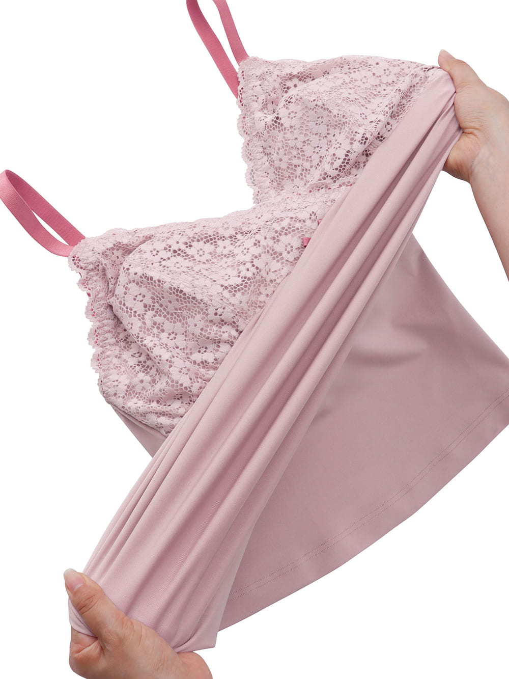 マタニティ 授乳 キャミソール|マタニティ　授乳　パッド付レーシィレーシィキャミソール【出産後も長く使える】