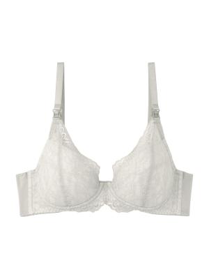 授乳ブラ・マタニティブラ（マタニティインナー・産後用品）|ときめき授乳ブラ ノンワイヤー 垂れ防止 ｜ マタニティ・授乳ブラ|ライトグレー
