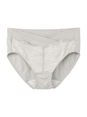 マタニティ ショーツ|【産前産後対応】レーシィ2wayマタニティショーツ【出産後も長く使える】|ライトグレー