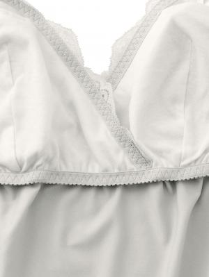 マタニティ 授乳 キャミソール|マタニティ　授乳　パッド付レーシィキャミソール【出産後も長く使える】