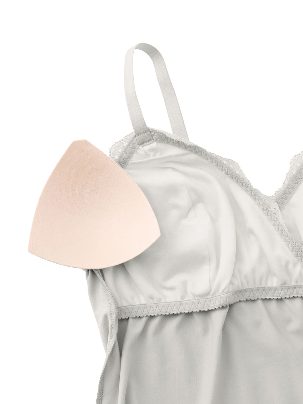 マタニティ 授乳 キャミソール|マタニティ　授乳　パッド付レーシィキャミソール【出産後も長く使える】