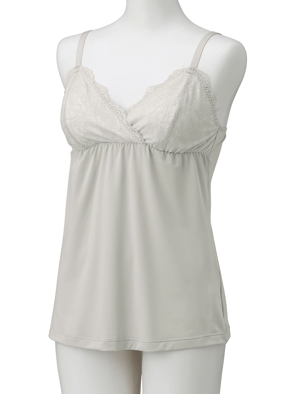 マタニティ 授乳 キャミソール|マタニティ　授乳　パッド付レーシィキャミソール【出産後も長く使える】