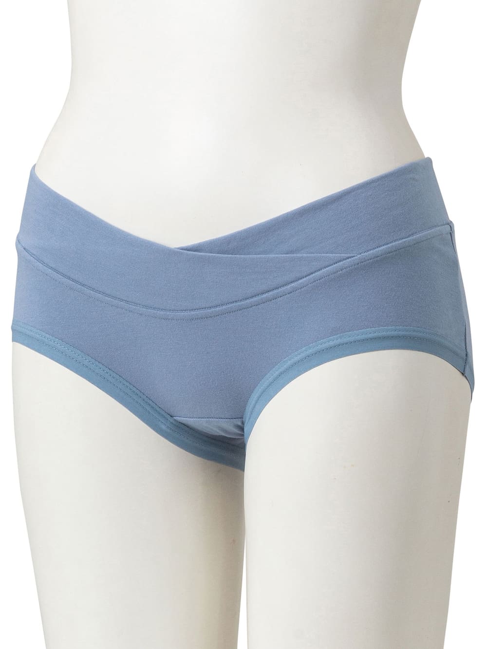 アウトレット|【産前産後対応】コットン　クロスショーツ【出産後も長く使える】