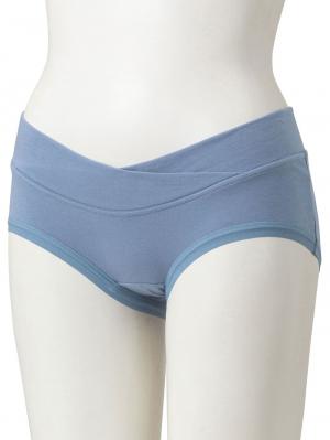 アウトレット|【産前産後対応】コットン　クロスショーツ【出産後も長く使える】