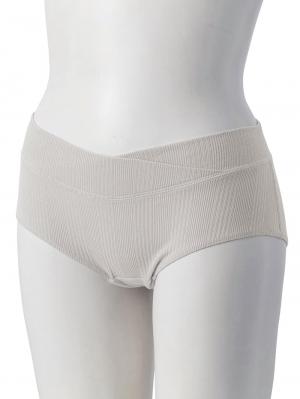 マタニティ ショーツ|抗菌・防臭加工・ランダムリブ 浅ばき マタニティショーツ【出産後も長く使える】