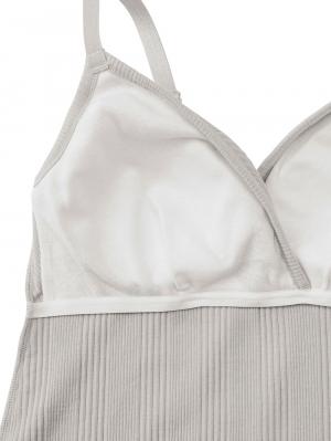 マタニティ 授乳 キャミソール|抗菌・防臭加工・ランダムリブ 授乳キャミ【出産後も長く使える】