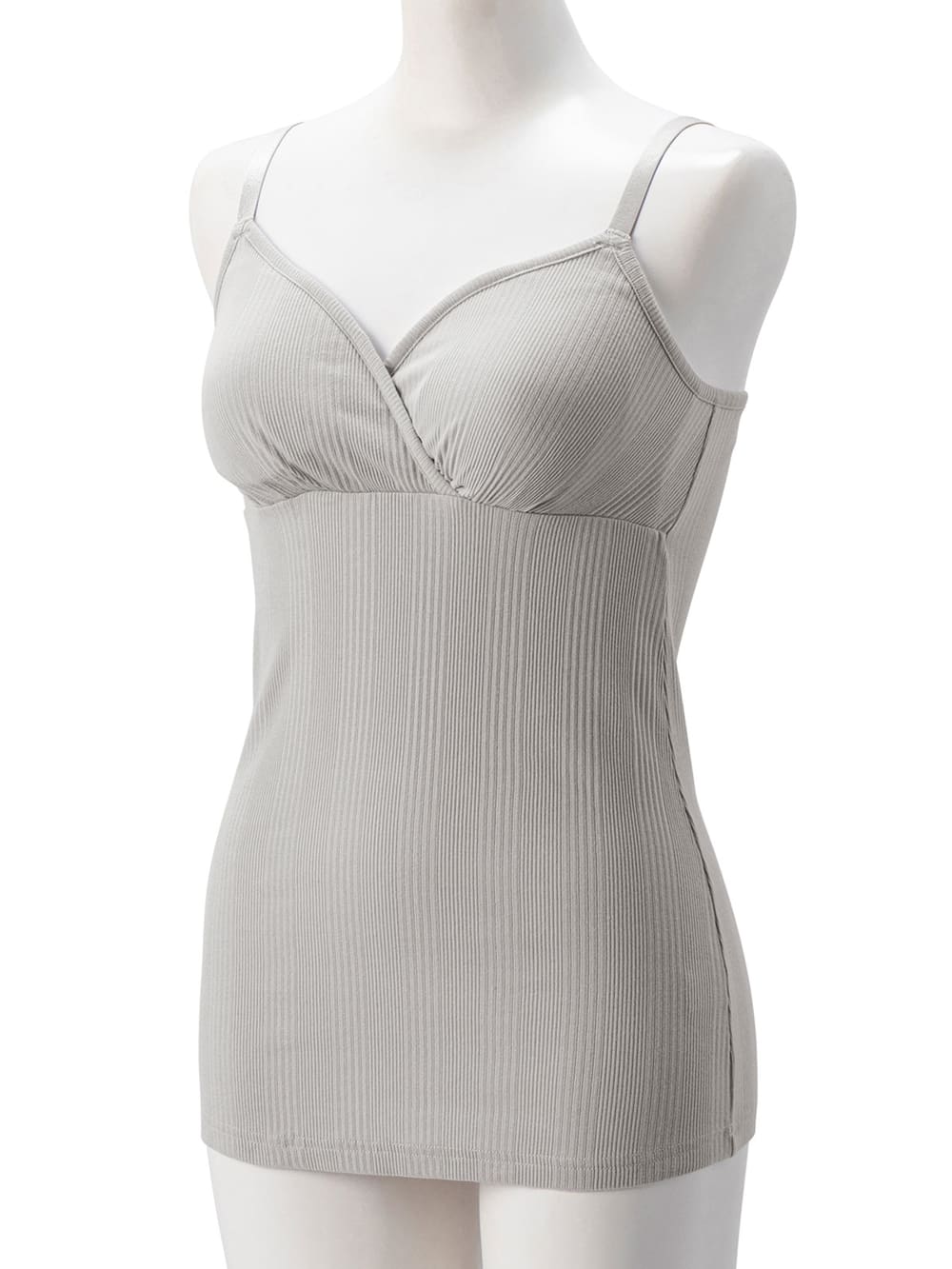 マタニティ 授乳 キャミソール|抗菌・防臭加工・ランダムリブ 授乳キャミ【出産後も長く使える】