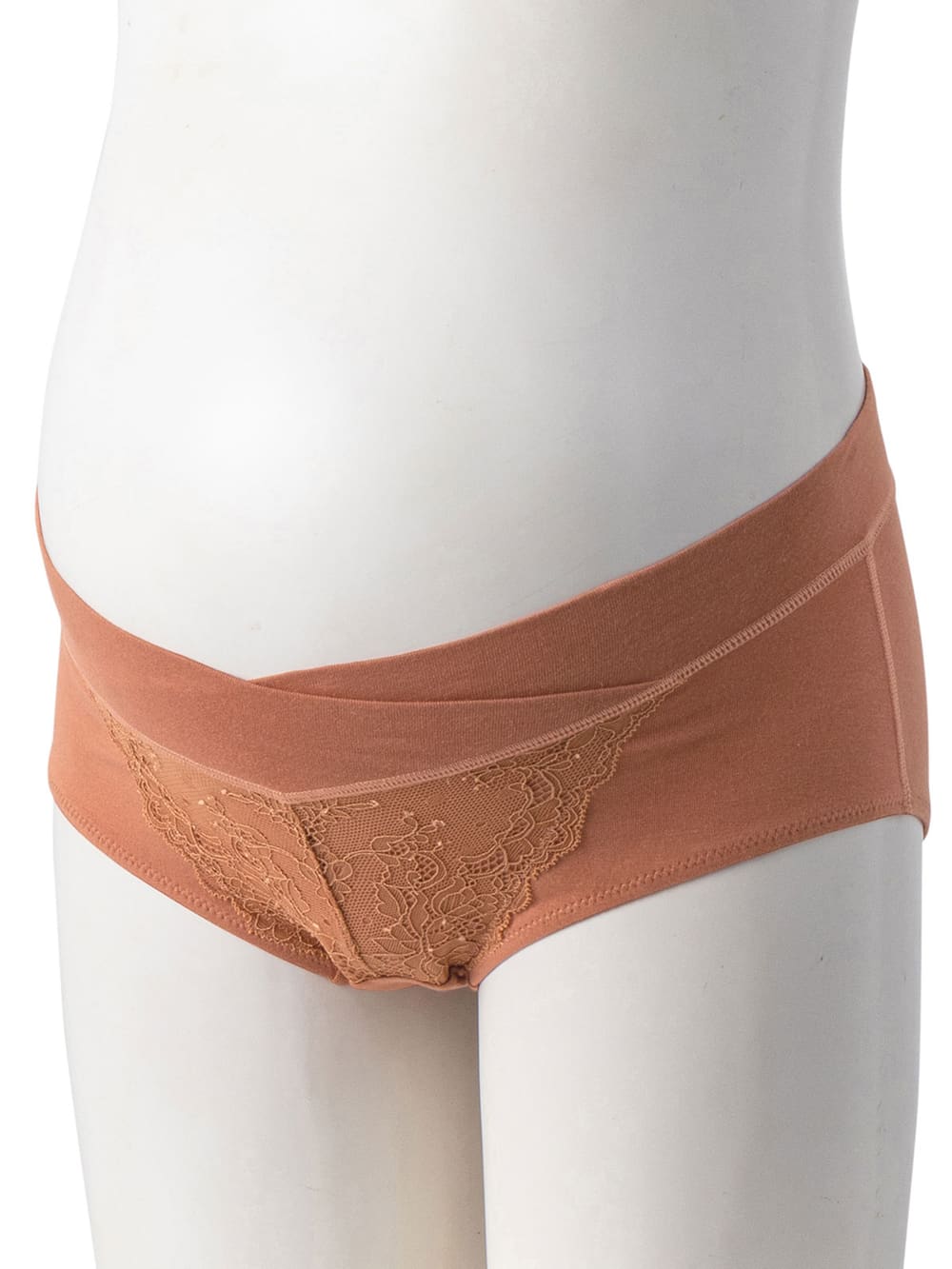 マタニティ ショーツ|ストレッチレース 浅ばき マタニティショーツ【出産後も長く使える】