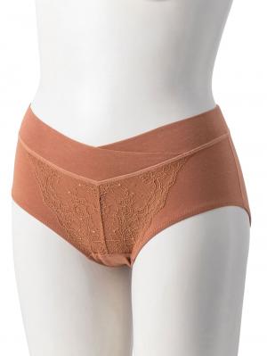 マタニティ ショーツ|ストレッチレース 浅ばき マタニティショーツ【出産後も長く使える】