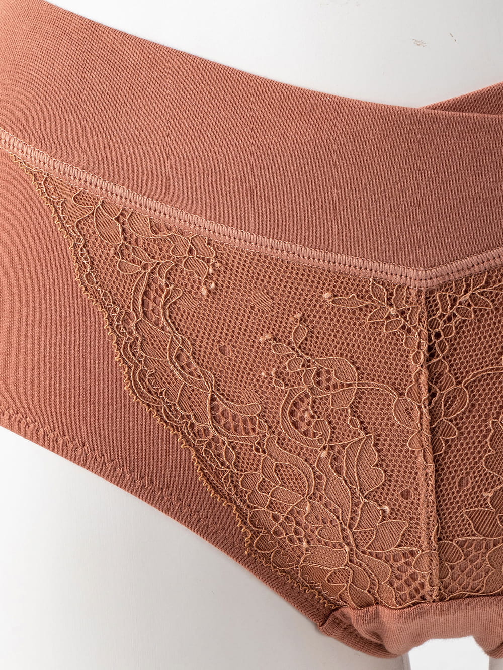 マタニティ ショーツ|ストレッチレース 浅ばき マタニティショーツ【出産後も長く使える】